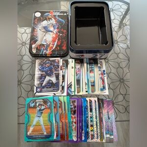 Vladimir Guerrero Jr 2025 Blue Jays Collector Tin With 50 Star Baseball Cards